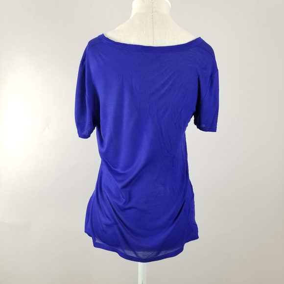 Royal Blue Club Monaco Tee - Picture 2 of 5